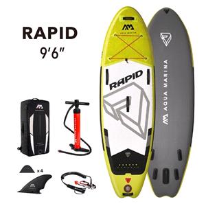Aqua Marina Rapid 9'6" Wave Surf SUP Paddle Board